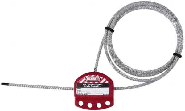NMC - Cable Lockouts Cable Length (Feet): 6 Number of Lockout Points: 4 - Apex Tool & Supply