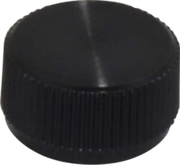 Made in USA - Knurled Plastic Thumb Screw - 5/16" OAL, 5/16" Head Diam x 11/64" Head Height - Apex Tool & Supply