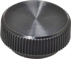Made in USA - Knurled Plastic Thumb Screw - 1/2" OAL, 1/2" Head Diam x 7/32" Head Height - Apex Tool & Supply