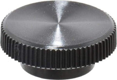 Made in USA - Knurled Plastic Thumb Screw - 3/4" OAL, 3/4" Head Diam x 5/16" Head Height - Apex Tool & Supply