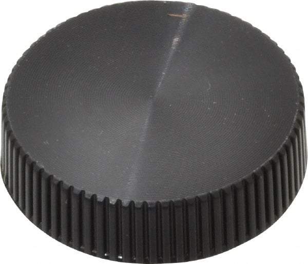 Made in USA - Knurled Plastic Thumb Screw - 1" OAL, 1" Head Diam x 21/64" Head Height - Apex Tool & Supply