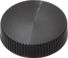 Made in USA - Knurled Plastic Thumb Screw - 1" OAL, 1" Head Diam x 21/64" Head Height - Apex Tool & Supply