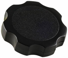 Made in USA - Rosette Plastic Thumb Screw - 38mm OAL, 38mm Head Diam x 12.2mm Head Height - Apex Tool & Supply