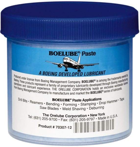 Boelube - 12 oz Jar Lubricant - Blue, -20°F Max - Apex Tool & Supply