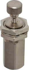 Specialty Mfr - 10-32 Female x Female Mini Needle Valve - 0.1 CV Rate, 150 Max psi, 5-Turn Adjustment - Standard - Apex Tool & Supply