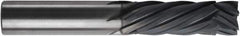 RobbJack - 10mm Cutting Diam x 25mm Length of Cut, 6 Flute, Compression Spiral Router Bit - Diamond Coated, Right Hand Cut, Solid Carbide, 2-1/2" OAL x 10mm Shank Diam, Compression - Apex Tool & Supply