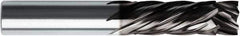 RobbJack - 1/4" Cutting Diam x 3/4" Length of Cut, 4 Flute, Compression Spiral Router Bit - Diamond Coated, Right Hand Cut, Solid Carbide, 2-1/2" OAL x 1/4" Shank Diam, Compression - Apex Tool & Supply
