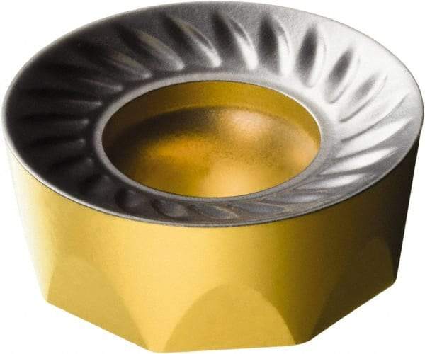 Sandvik Coromant - RCKT10T3M0 PM Grade 4340 Carbide Milling Insert - TiCN/Al2O3/TiN Coated, 5/32" Thick, 10mm Inscribed Circle - Apex Tool & Supply