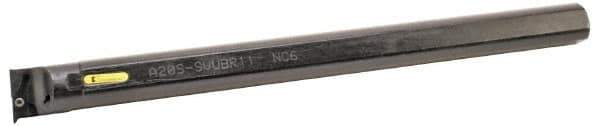 Kennametal - 25mm Min Bore Diam, 250mm OAL, 20mm Shank Diam, A-SVUB Indexable Boring Bar - VB.. Insert, Screw Holding Method - Apex Tool & Supply