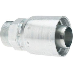 Parker - 2 - 11-1/2 NPTF Steel Hydraulic Hose Male Taper Pipe Rigid Straight Fitting - 5,000 psi, -32 Hose Size, 2" Hose Diam, Series 77 - Apex Tool & Supply