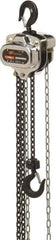 Ingersoll-Rand - 6,600 Lb Lifting Capacity, 15' Lift Height, Hand Hoist - Made from Chain, 116' Overhaul to Lift 1', 1 Chain - Apex Tool & Supply