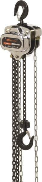 Ingersoll-Rand - 3,300 Lb Lifting Capacity, 15' Lift Height, Hand Hoist - Made from Chain, 58' Overhaul to Lift 1', 1 Chain - Apex Tool & Supply