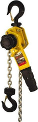 Ingersoll-Rand - 1,650 Lb Lifting Capacity, 10' Lift Height, Lever Hoist - Made from Chain, 48.3 Lb Avg Pull to Lift Rated Load, 1 Chain - Apex Tool & Supply