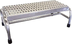Cotterman - 12" 1 Step Stand - Step Platform, 500 Lb Capacity, 12" Platform Height, 31" Base Width x 12" Base Depth, Grip Strut - Apex Tool & Supply