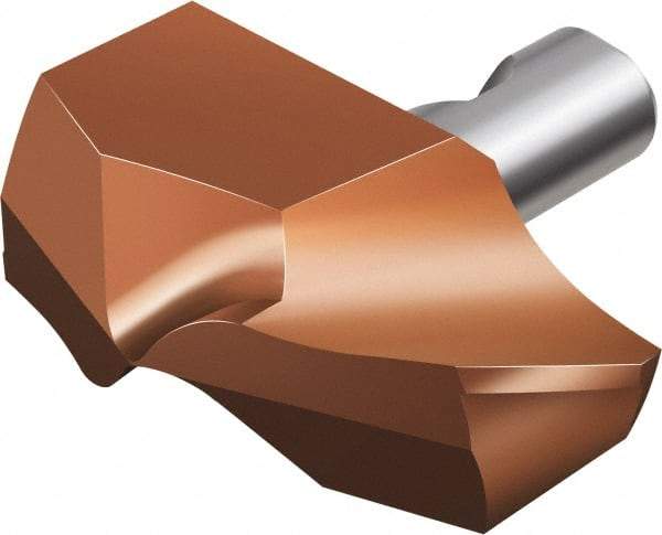 Sandvik Coromant - Series CoroDrill\xAE 870, 27mm Diam Grade 4234 142° Replaceable Drill Tip - Carbide, TiAlN Finish, 27 Seat Size, Through Coolant - Apex Tool & Supply