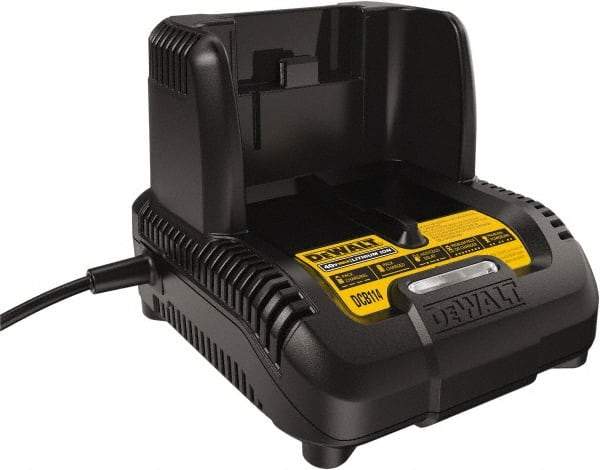 DeWALT - 40 Volt, Lithium-Ion Power Tool Charger - 1 hr & 30 min (4.0Ah Battery), 2 hr (+ 6.0Ah Battery) to Charge, AC Wall Outlet Power Source - Apex Tool & Supply