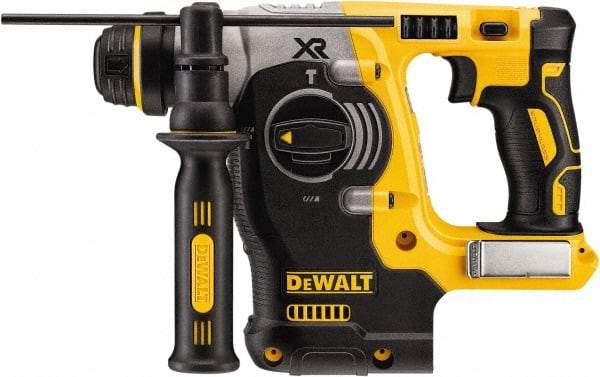 DeWALT - 20 Volt 1" SDS Chuck Cordless Rotary Hammer - 0 to 4,500 BPM, 0 to 1,200 RPM, Reversible - Apex Tool & Supply