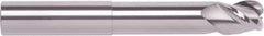 RobbJack - 5/16", 3 Flute, Single End, Solid Carbide, 0.09" Corner Radius End Mill - 3-1/8" OAL, 40° Helix, Right Hand Flute, 5/16" LOC, Right Hand Cut, 1-5/8" Extended Reach - Apex Tool & Supply