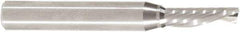 Amana Tool - 3/16" Cutting Diam x 5/8" Length of Cut, 1 Flute, Downcut Spiral Router Bit - Uncoated, Right Hand Cut, Solid Carbide, 2" OAL x 1/2" Shank Diam, 30° Helix Angle - Apex Tool & Supply