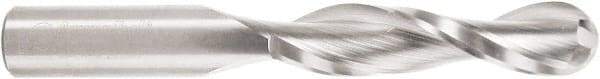 Amana Tool - 1/2" Cutting Diam x 2-1/8" Length of Cut, 2 Flute, Upcut Spiral Router Bit - Uncoated, Right Hand Cut, Solid Carbide, 4" OAL x 1/2" Shank Diam, Core Box, 30° Helix Angle - Apex Tool & Supply