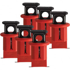 Brady - Pack of 6 Universal Miniature Circuit Breaker Lockouts - Apex Tool & Supply