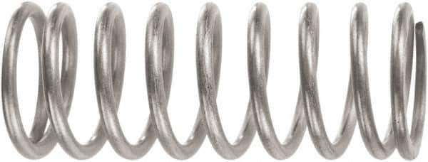 Associated Spring Raymond - 42.85mm OD, 4.5mm Wire, 4-1/2" Free Length, Compression Spring - 49.1 Lb Spring Rating, 361.44 N Max Work Load, Music Wire - Apex Tool & Supply