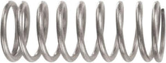 Associated Spring Raymond - 18.3mm OD, 2.06mm Wire, 1-1/2" Free Length, Compression Spring - 45.5 Lb Spring Rating, 127.75 N Max Work Load, Music Wire - Apex Tool & Supply