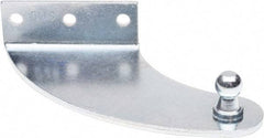 Associated Spring Raymond - 4" Long x 0.875" Deep x 2.75" High Zinc Plated Mounting Bracket - For Hydraulic Dampers & Gas Springs - Apex Tool & Supply