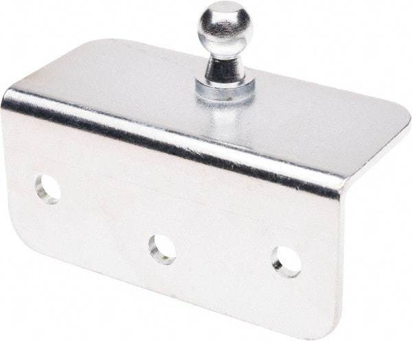 Associated Spring Raymond - 3-1/2" Zinc Plated Mounting Bracket - For Hydraulic Dampers & Gas Springs - Apex Tool & Supply