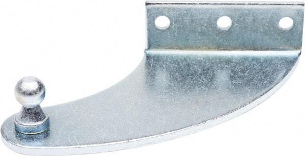 Associated Spring Raymond - 4" Long x 0.875" Deep x 2.75" High Zinc Plated Mounting Bracket - For Hydraulic Dampers & Gas Springs - Apex Tool & Supply