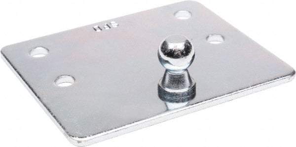 Associated Spring Raymond - 3-1/2" Zinc Plated Mounting Bracket - For Hydraulic Dampers & Gas Springs - Apex Tool & Supply