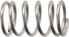 Associated Spring Raymond - 31.12mm OD, 4.88mm Wire, 4-1/2" Free Length, Compression Spring - 116.54 Lb Spring Rating, 522.17 N Max Work Load, Stainless Steel - Apex Tool & Supply