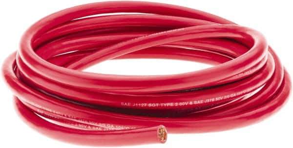 EastPenn - 2/0 Gauge Top Post Cable - Red, 25" Long - Apex Tool & Supply