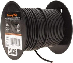 EastPenn - 16 AWG Automotive Plastic Insulated, Single Conductor Wire - 100' Long, Black - Apex Tool & Supply