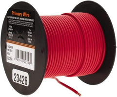 EastPenn - 16 AWG Automotive Plastic Insulated, Single Conductor Wire - 100' Long, Red - Apex Tool & Supply
