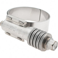 Made in USA - 1 to 1-3/4" Diam, Stainless Steel Worm Drive Clamp - Apex Tool & Supply