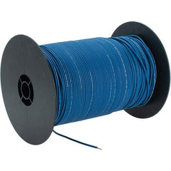EastPenn - 18 AWG, 1,000' OAL, Hook Up Wire - Blue Polyethylene Jacket - Apex Tool & Supply