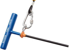 Proto - 4mm Hex, Tethered T-Handle Cushion Grip, Hex Key - 6" OAL, Alloy Steel, Metric System of Measurement - Apex Tool & Supply