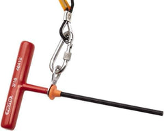 Proto - 7/32" Hex, Tethered T-Handle Cushion Grip, Hex Key - 6" OAL, Alloy Steel, Inch System of Measurement - Apex Tool & Supply
