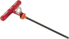 Proto - 5/32" Hex, Tethered T-Handle Cushion Grip, Hex Key - 6" OAL, Alloy Steel, Inch System of Measurement - Apex Tool & Supply