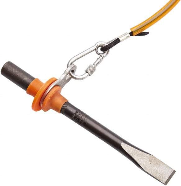 Proto - 5-3/8" OAL x 3/8" Blade Width Cold Chisel - 3/8" Tip, 5/16" Stock, Steel Handle - Apex Tool & Supply