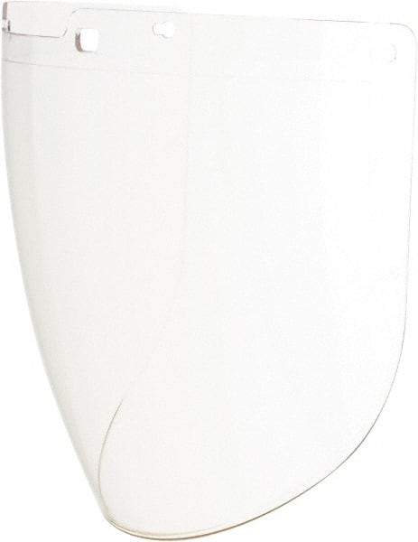 Uvex - Anti-Fog & Scratch Resistant Clear Polycarbonate Face Shield - 9" High x 15-7/8" Wide x 2.2mm Thick, Compatible with Uvex Turboshields - Apex Tool & Supply