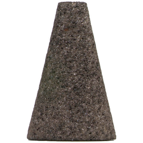 2″ × 1/2″ × 3″ × 5/8″–11 Gemini Snagging Wheel Type 17 Cones-Square Tip 24 Grit - Apex Tool & Supply