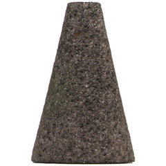 2″ × 1/2″ × 3″ × 5/8″–11 Gemini Snagging Wheel Type 17 Cones-Square Tip 24 Grit - Apex Tool & Supply