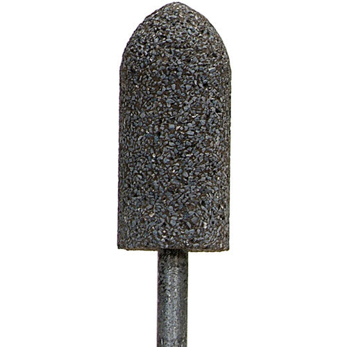 7/8″ × 2″ 1/4″ Spindle NorZon Mounted Point A11 24 Grit Zirconia Alumina - Apex Tool & Supply