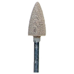 3/8″ × 3/4″ Cotton Fiber Mounted Point B52 120 Grit Aluminum Oxide - Apex Tool & Supply