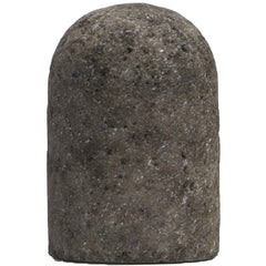 2″ × 3″ × 5/8″–11 Gemini Snagging Wheel Type 18R Plug-Round Tip 24 Grit Aluminum Oxide - Apex Tool & Supply