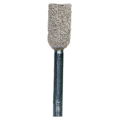 1/4″ × 1/2″ 1/8″ Spindle Cotton Fiber Mounted Point W163 80 Grit Aluminum Oxide - Apex Tool & Supply