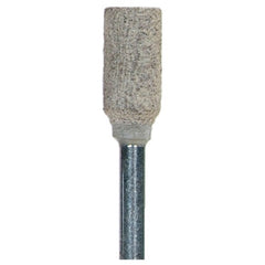 1/4″ × 1/2″ 1/8″ Spindle Cotton Fiber Mounted Point W163 120 Grit A/O - Apex Tool & Supply