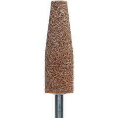 ‎3/4″ × 2-1/2″ 1/4″ Spindle Gemini Mounted Point A1 36 Grit Aluminum Oxide - Apex Tool & Supply